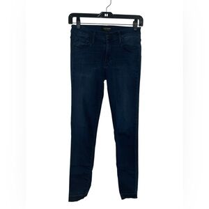Black Orchid Dark blue Jude crop skinny